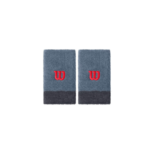 Wilson Wristband XL (2Pack) Ebony/Flint
