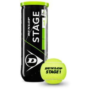 Dunlop Junior Stage 1 Green Tennis Ball(3Ball Can)
