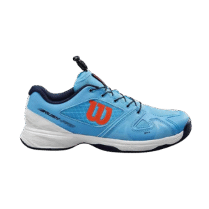 --WILSON JUNIOR RUSH PRO QL (BONNIE BLUE/WHITE/TANGERINE TANGO) WRS326240