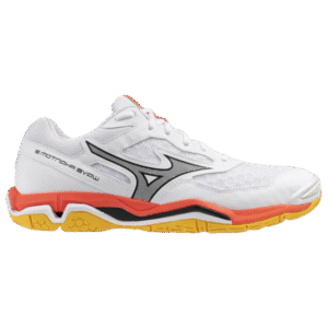 Mizuno Wave Phantom 3 (White/Fiery Coral 2/Citrus) Indoor Shoe X1GA226098