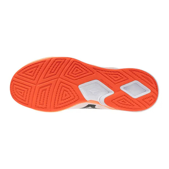Mizuno Wave Stealth Pro Indoor Shoes White - Image 3