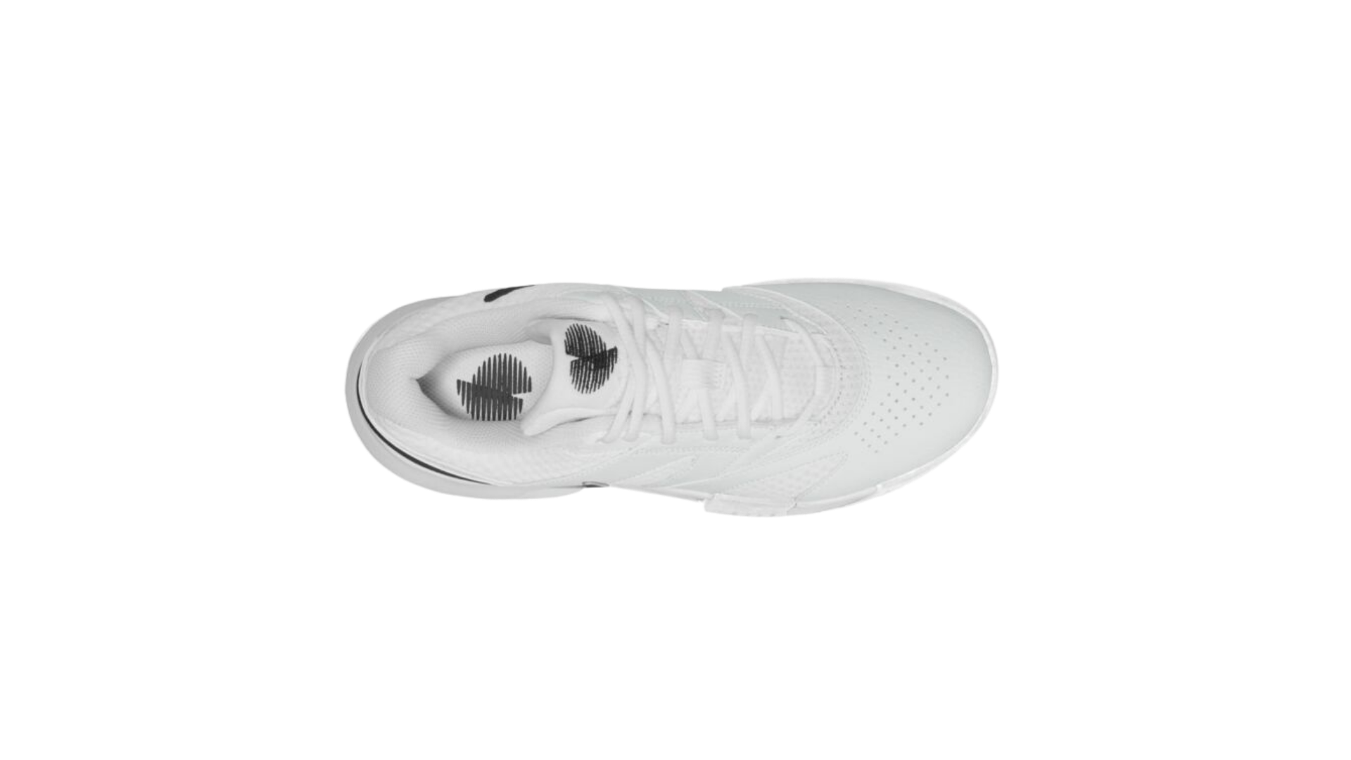 Womens Nike Court Lite 4 Tennis (NIKET015) White/ Black - Image 3
