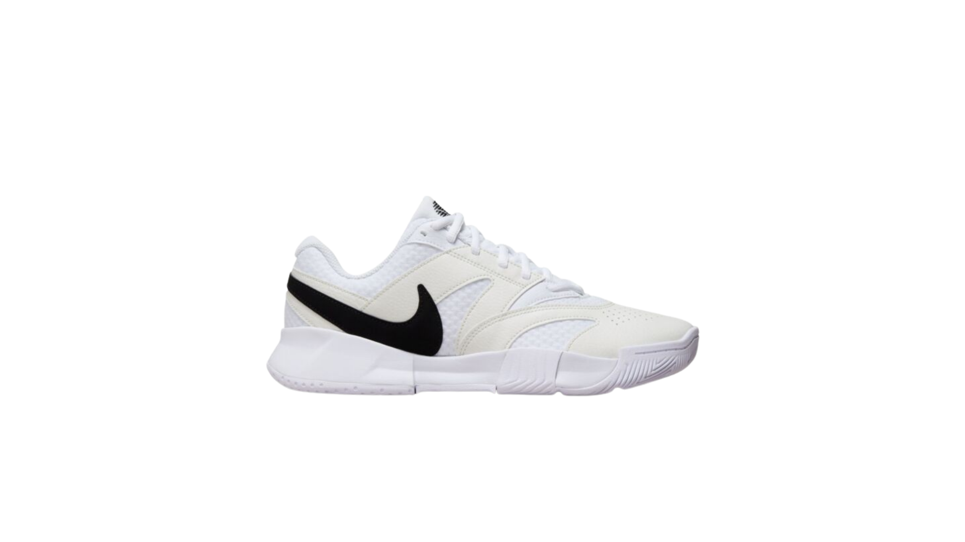 Womens Nike Court Lite 4 Tennis (NIKET015) White/ Black