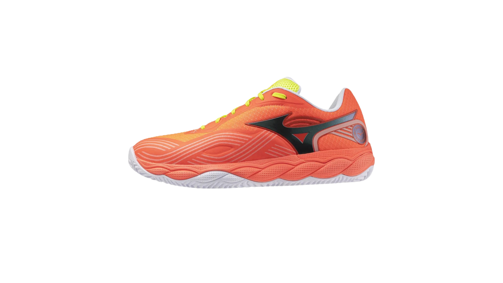 Mizuno Wave Enforce Court 2 Unisex Padel Shoe (Lava Orange) 61GB263654 - Image 2